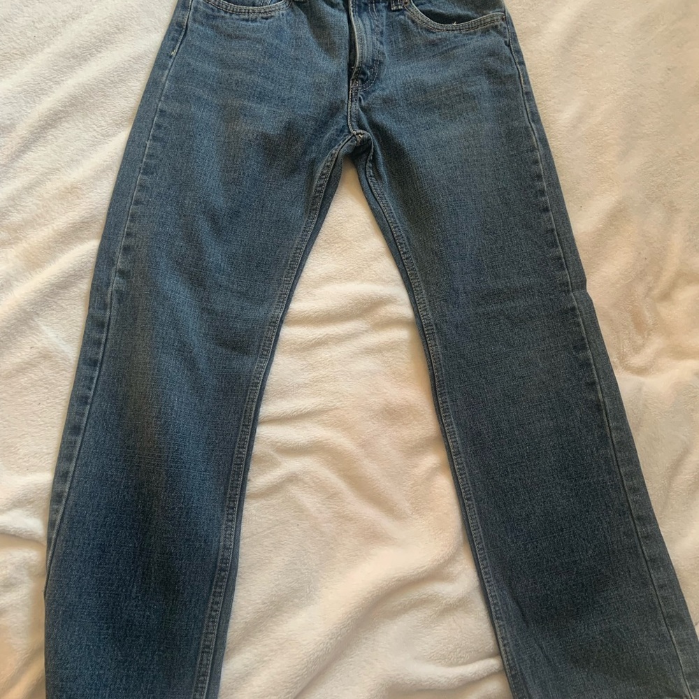 Levi's Blue Straight Leg Jeans Timeless Fit